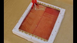 Saree Gift Packing  Wedding Trousseau Packing Ideas [upl. by Abagael]