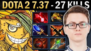 Bristleback Gameplay Miracle with 27 Kills and Heart  Dota 2 737 [upl. by Kecaj]