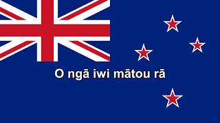 National Anthems New Zealand Aotearoa  Short version  Lyrics  Translation [upl. by Maker]