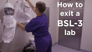 Biosafety Level 3 Lab Exit [upl. by Massab]