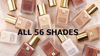 Estee lauder Double Wear Foundation Shades 2021  MQ Makeup Queen [upl. by Meri236]