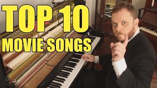 Top 10 Movie Songs on Piano [upl. by Ontina837]