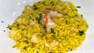 RISOTTO GAMBERONI E ZAFFERANO [upl. by Karilla619]