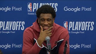 Raptors Post Game Thaddeus Young  April 25 2022 [upl. by Krever672]