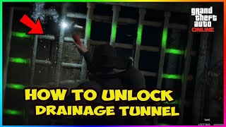 How to Unlock Secret Drainage Tunnel Location  Cayo Perico Heist Stealth Guide  GTA Online [upl. by Ylus]