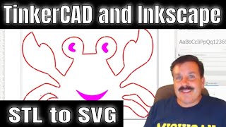 STL to SVG for laser cutting Tinkercad amp Inkscape in Minutes [upl. by Calondra]