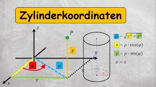 Zylinderkoordinaten  schnell und einfach [upl. by Yaresed]