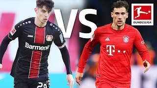 Kai Havertz vs Leon Goretzka  Midfield Generals Go Headtohead [upl. by Nyllij]