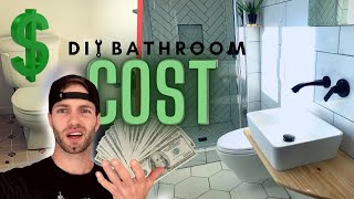 DIY Bathroom Remodel Cost More  than I expected [upl. by Ketty750]