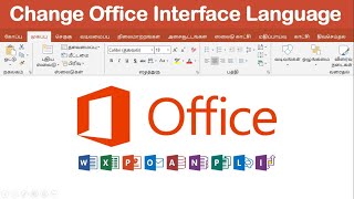 Installing Language Pack for MS Office  Change Office Interface Language [upl. by Lynch739]