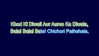 Bala Bala KaraokeShaitan ka salaHousefull 4 with chorus [upl. by Kimbra918]