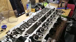 7MGTE Valve Stem Seal Removal [upl. by Cartie]