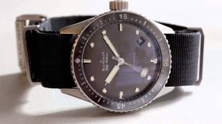 A Week On The Wrist The Blancpain Fifty Fathoms Bathyscaphe [upl. by Thekla]