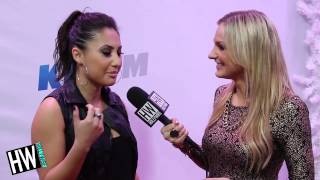 Francia Raisa Talks Selena Gomez amp Austin Mahone Friendships JINGLE BALL 2013 [upl. by Kristofor433]