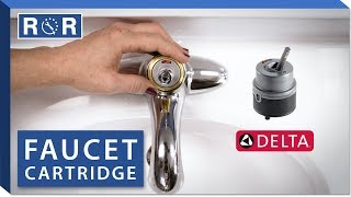 How to Replace the Cartridge in a Single Handle Delta Faucet  Repair amp Replace [upl. by Finegan]