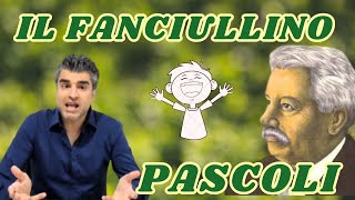 Giovanni Pascoli Il Fanciullino Maturità [upl. by Ahcas79]