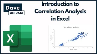 Introduction to Correlation Analysis in Excel [upl. by Blight]