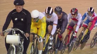 Mens Keirin  Second Round Heats  London 2012 Olympics [upl. by Leamse491]