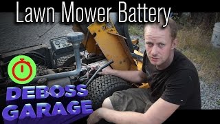 Properly Storing Your Mower Battery Over Winter [upl. by Loris27]