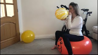 MY NEW ORANGE SPACE HOPPER BOUNCE [upl. by Leinahtan]