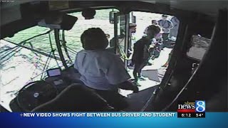 VIDEO Fight between Rapid bus driver and student [upl. by Ycart]