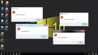 How to Fix All ExplorerExe Errors in Windows 1078 [upl. by Trescott]