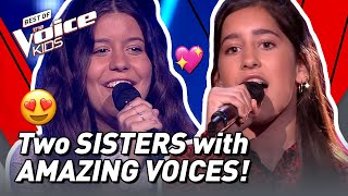 Talented SISTERS get an ALLCHAIR TURN in The Voice Kids 😍 The Voice Stage 41 [upl. by Ryter]