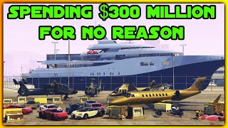 SPENDING 300000000 IN GTA 5 ONLINE GTA 5 Spending Spree W Face Cam [upl. by Ydda486]