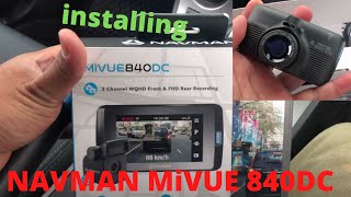 Install Navman Dash Cam to Mazda 3  Axela   DIY [upl. by Saleme]