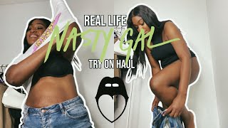 No shame Nasty Gal plus size try on haul IN REAL LIFE TRY ON HAUL [upl. by Eisenberg986]