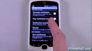 How To Set Text Message Notification SoundRingtone for Android [upl. by Brindle]