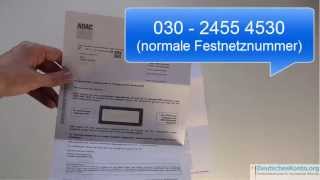 ADAC Prepaid Card ➔ Erste Schritte [upl. by Eiramait951]