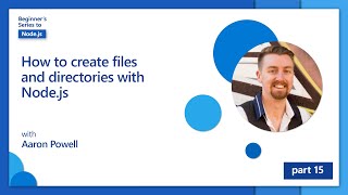 How to create files and directories with Nodejs 15 of 26  Nodejs for Beginners [upl. by Southworth849]