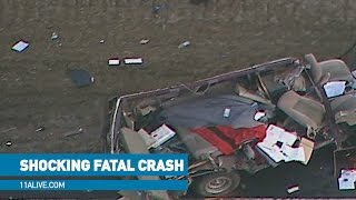 Shocking images show aftermath of fatal Carroll Co crash [upl. by Eenolem]