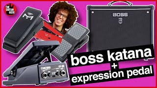 How to use use an expression pedal with your Katana MKII  UNLOCK THAT POWER [upl. by Noram465]