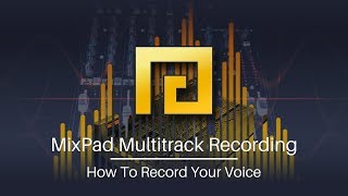 How to Record Your Voice  MixPad Audio Mixing Software Tutorial [upl. by Lyrret991]