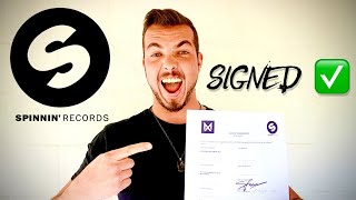 How I Signed a Track to Spinnin Records as an Unknown Artist [upl. by Jones218]