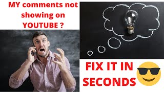 Cant SEE MY Comments on youtube how to fix youtube comments not showing up WATCH THIS BEFORE CMMNT [upl. by Ziza]