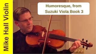 Humoresque  4 from Suzuki Viola Book 3 [upl. by Lavine]