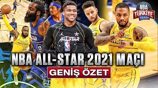 NBA ALL STAR 2021 MAÇI  GENİŞ ÖZET 7 Mart 2021 [upl. by Arral]