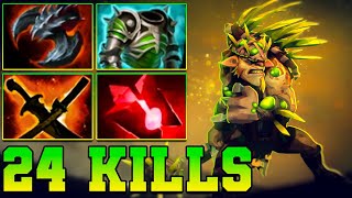 24 Kills Bristleback Dota 2 Safelane 737 Unkillable Guide Best Item Build Pro Gameplay Offlane [upl. by Helve]