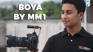 Boya BY MM1  Budget Shotgun Microphone for DSLRSmartphone [upl. by Adamina]