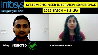 Infosys System Engineer Interview Experience  TH  HR Round Interview Questions  36 LPA [upl. by Clarkson]