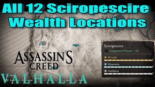 Assassins Creed Valhalla All Sciropescire Wealth Locations guide [upl. by Ahseekal]