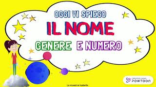 IL NOME GENERE E NUMERO [upl. by Cecelia]