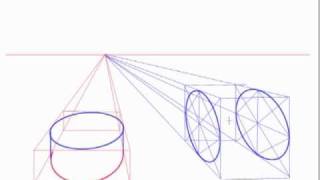 Creating Ellipses and Cylinders in Perspective [upl. by Amees]