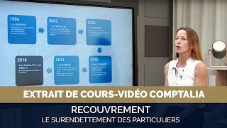 Le surendettement des particuliers  extrait cours vidéo COMPTALIA [upl. by Haet]