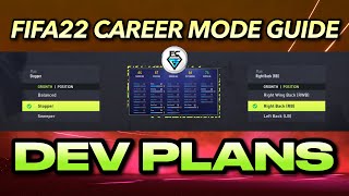 FIFA 22 CAREER MODE TIPS DEVELOPMENT PLANS [upl. by Kubis]