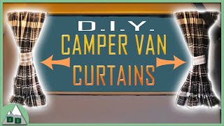 CAMPER VAN CURTAINS  DIY [upl. by Aiel846]