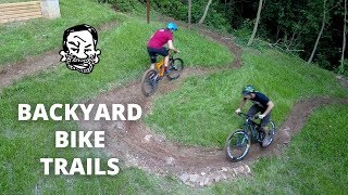 Backyard MTB Trails  Building amp Riding [upl. by Halak658]